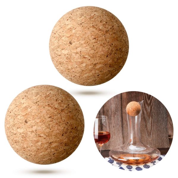 Spherical Cork Carafe & Beverage Stopper