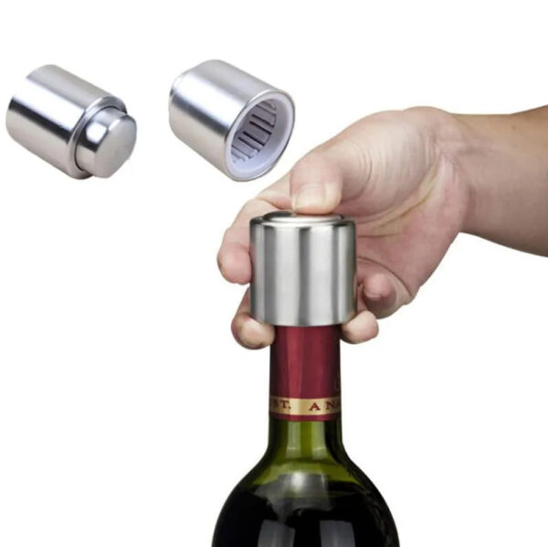 Stainless Steel Wine Vacuum Stopper - Image 2