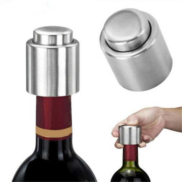 Stainless Steel Wine Vacuum Stopper - Image 3